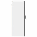 vidaXL Fali üveges szekrény LUCCA Fekete 60 x 31 x 80 cm Szerelt Fa