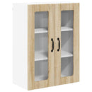 vidaXL Konyhaszekrény polcokkal Sonoma tölgy 60 x 31 x 80 cm Faanyag