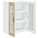 vidaXL Fali üveges szekrény LUCCA Sonoma Tölgy 60 x 31 x 80 cm