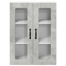 vidaXL Konyhaszekrény polcokkal Beton Szürke 60 x 31 x 80 cm Faanyag