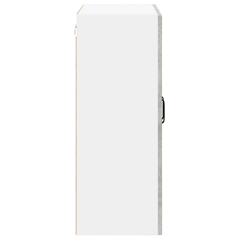 vidaXL Konyhaszekrény polcokkal Beton Szürke 60 x 31 x 80 cm Faanyag