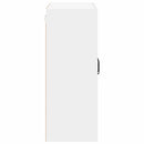 vidaXL Fali üveges szekrény LUCCA Magasfényű Fehér 60 x 31 x 80 cm