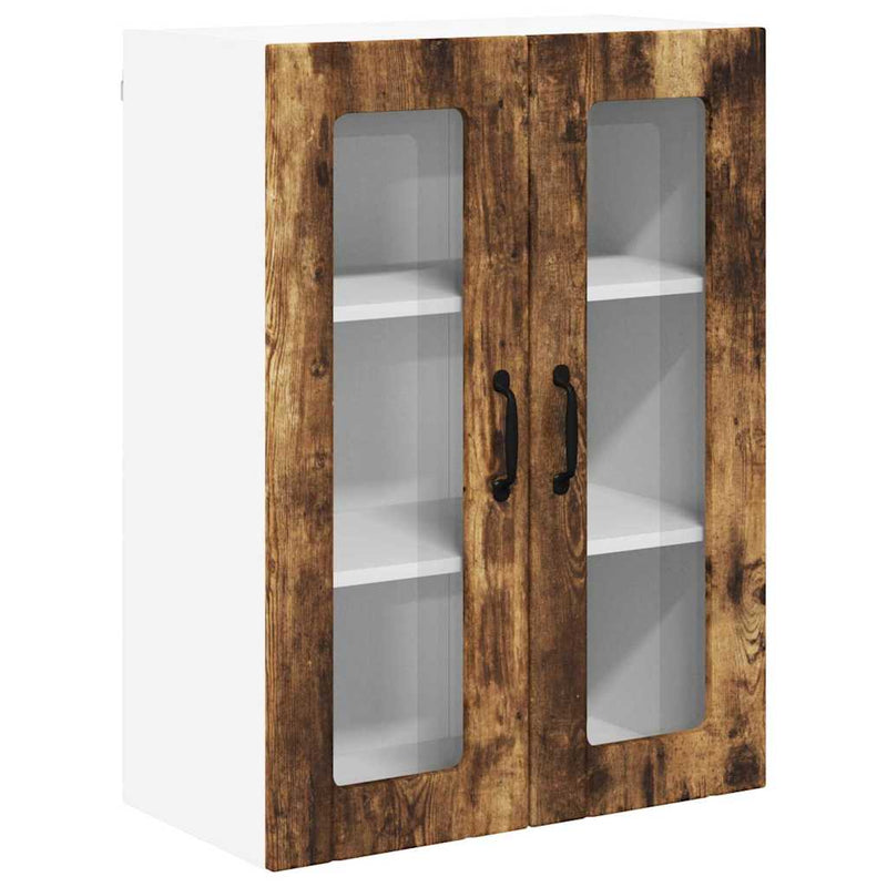 vidaXL Konyhaszekrény polcokkal Füstölt tölgy 60 x 31 x 80 cm Faanyag