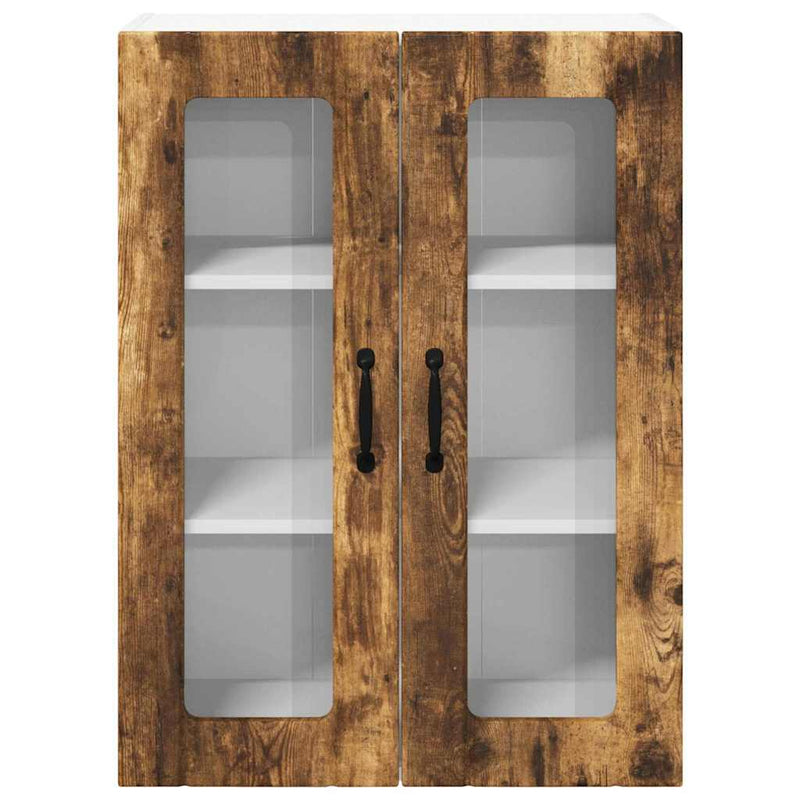 vidaXL Konyhaszekrény polcokkal Füstölt tölgy 60 x 31 x 80 cm Faanyag