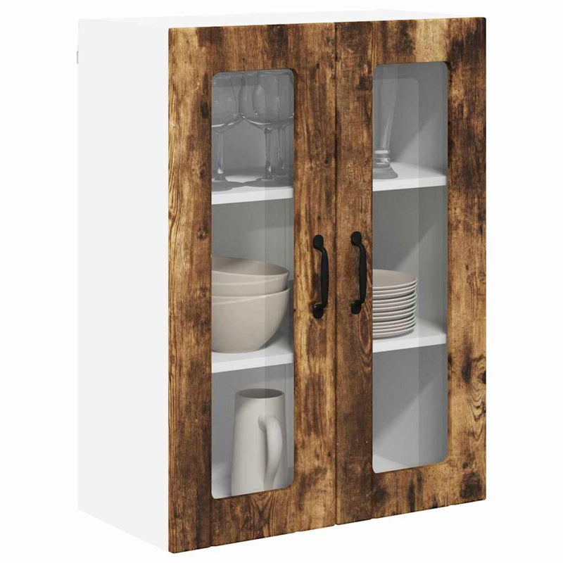 vidaXL Konyhaszekrény polcokkal Füstölt tölgy 60 x 31 x 80 cm Faanyag