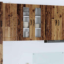 vidaXL Konyhaszekrény polcokkal Öreg fa 60 x 31 x 80 cm Faanyag