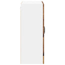 vidaXL Fali üveges szekrény LUCCA Antik Fa 60 x 31 x 80 cm Szerelt Fa