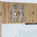 vidaXL Konyhaszekrény polcokkal Artisan tölgy 60 x 31 x 80 cm Faanyag