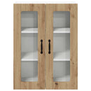 vidaXL Konyhaszekrény polcokkal Artisan tölgy 60 x 31 x 80 cm Faanyag