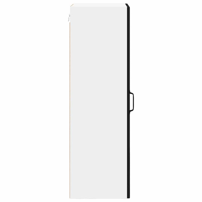 vidaXL Konyhaszekrény polcokkal Fekete 40 x 31 x 100 cm Faanyag