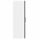 vidaXL Fali üveges szekrény LUCCA Fekete 40 x 31 x 100 cm Szerelt Fa