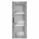 vidaXL Fali üveges szekrény LUCCA Betonszürke 40 x 31 x 100 cm