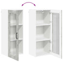 vidaXL Konyhaszekrény polcokkal Beton Szürke 40 x 31 x 100 cm Faanyag