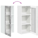 vidaXL Fali üveges szekrény LUCCA Betonszürke 40 x 31 x 100 cm
