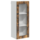 vidaXL Fali üveges szekrény LUCCA Füstös Tölgy 40 x 31 x 100 cm