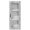 vidaXL Konyhaszekrény polcokkal Szürke Sonoma 40 x 31 x 100 cm Faanyag