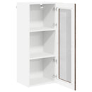 vidaXL Konyhaszekrény polcokkal Barna Tölgy 40 x 31 x 100 cm Faanyag