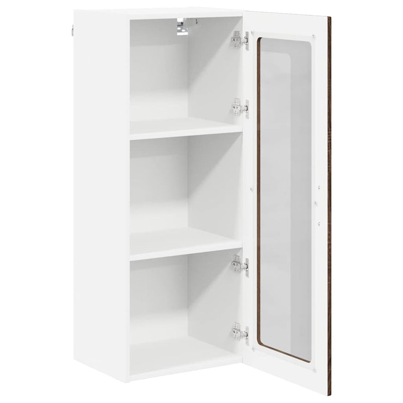 vidaXL Konyhaszekrény polcokkal Barna Tölgy 40 x 31 x 100 cm Faanyag