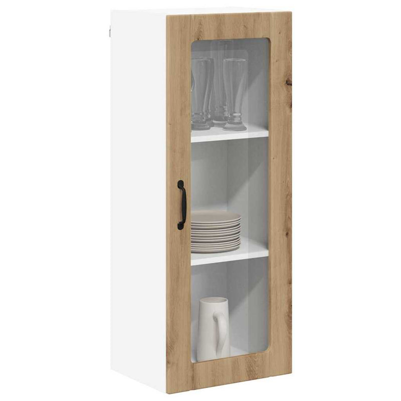 vidaXL Konyhaszekrény polcokkal Artisan tölgy 40 x 31 x 100 cm Faanyag