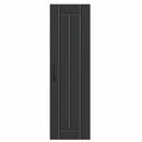 vidaXL Fali Szekrény LUCCA Fekete 30 x 31 x 100 cm Szerelt Fa