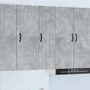 vidaXL Konyhaszekrény polcokkal Beton Szürke 30 x 31 x 100 cm Faanyag