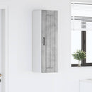vidaXL Fali Szekrény LUCCA Betonszürke 30 x 31 x 100 cm Szerelt Fa