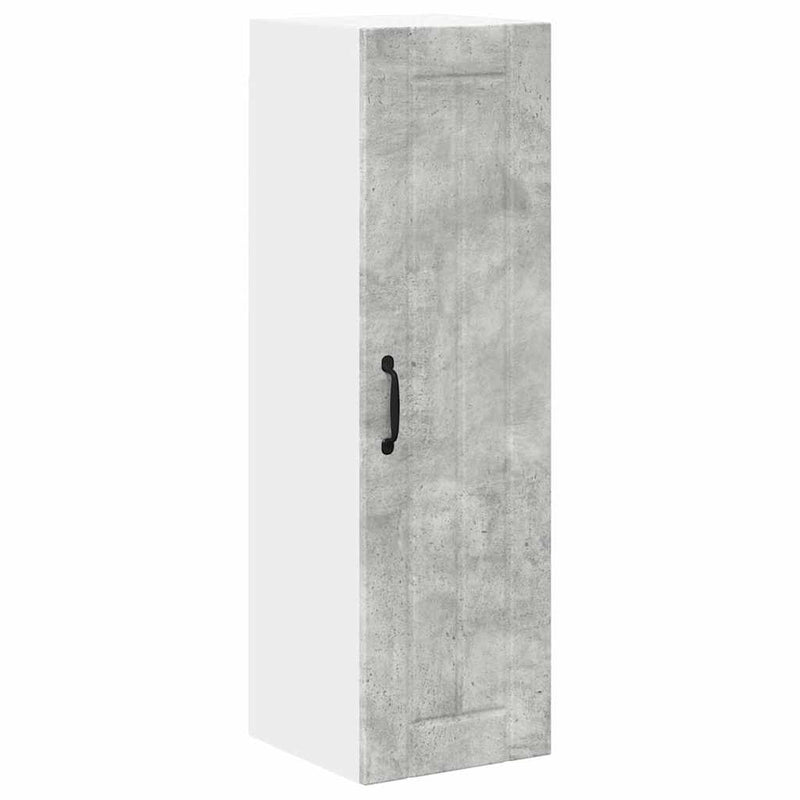 vidaXL Konyhaszekrény polcokkal Beton Szürke 30 x 31 x 100 cm Faanyag