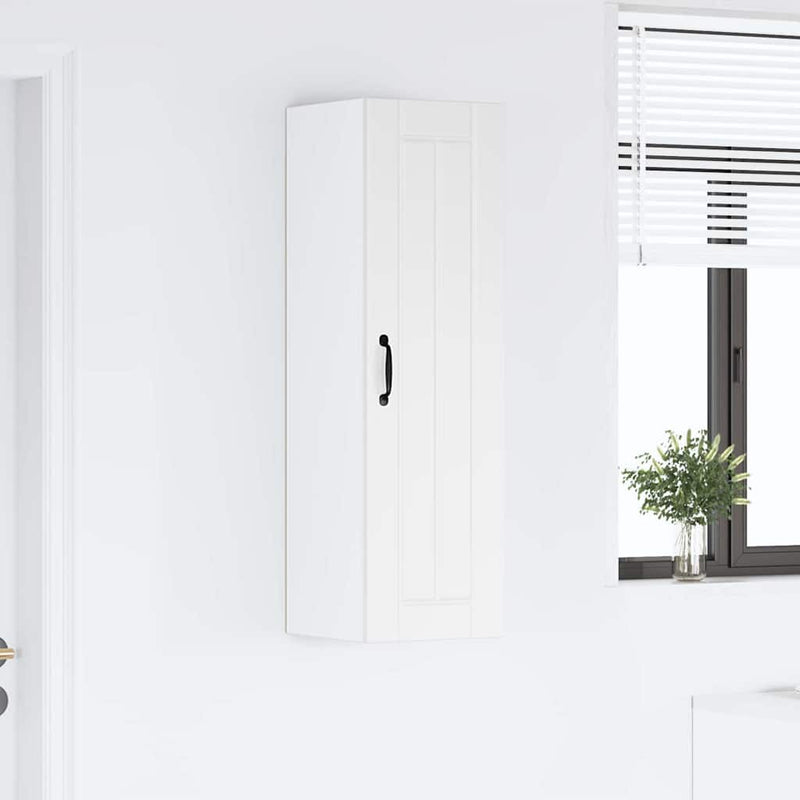 vidaXL Konyhaszekrény Magas Fényű Fehér 30 x 31 x 100 cm Faanyag
