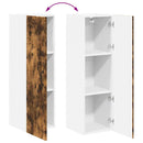 vidaXL Konyhaszekrény polcokkal Füstölt tölgy 30 x 31 x 100 cm Faanyag