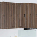 vidaXL Fali Szekrény LUCCA Barna Tölgy 30 x 31 x 100 cm Szerelt Fa