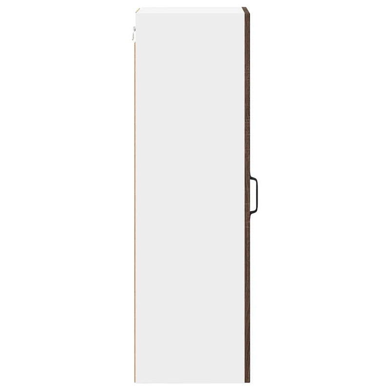 vidaXL Konyhaszekrény polcokkal Barna Tölgy 30 x 31 x 100 cm Faanyag