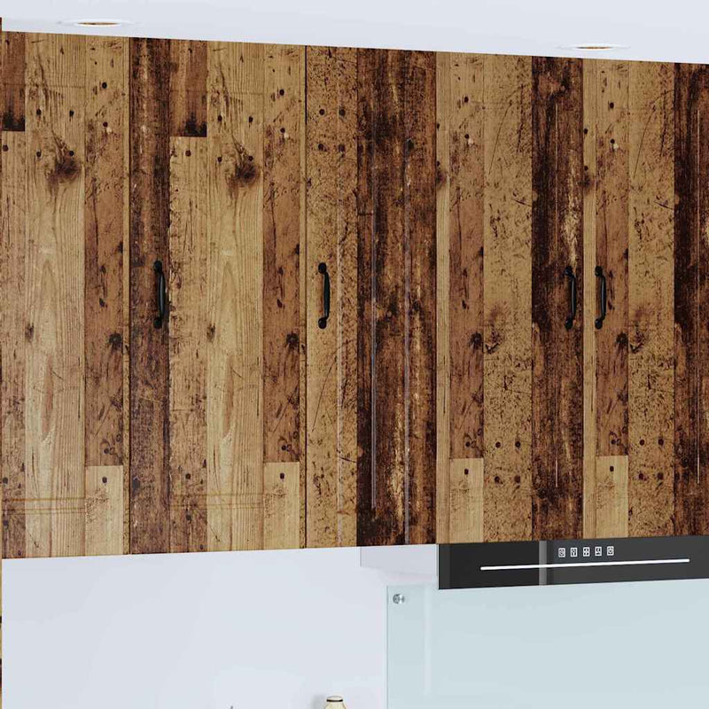 vidaXL Konyhaszekrény polcokkal Öreg fa 30 x 31 x 100 cm Faanyag