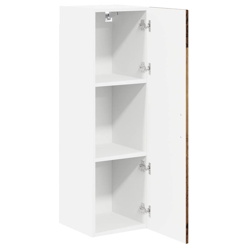 vidaXL Konyhaszekrény polcokkal Öreg fa 30 x 31 x 100 cm Faanyag