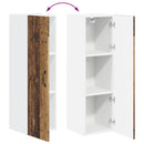 vidaXL Fali Szekrény LUCCA Antik Fa 30 x 31 x 100 cm Szerelt Fa