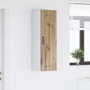 vidaXL Fali Szekrény LUCCA Kézműves Tölgy 30 x 31 x 100 cm Szerelt Fa