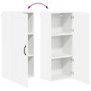 vidaXL Konyhaszekrény Magas Fényű Fehér 40 x 31 x 100 cm Faanyag