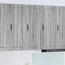 vidaXL Fali Szekrény LUCCA Szürke Sonoma 40 x 31 x 100 cm Szerelt Fa