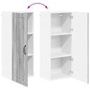 vidaXL Konyhaszekrény polcokkal Szürke Sonoma 40 x 31 x 100 cm Faanyag