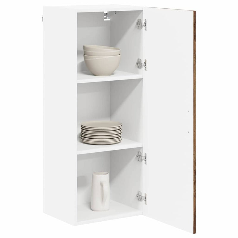 vidaXL Konyhaszekrény polcokkal Öreg fa 40 x 31 x 100 cm Faanyag
