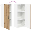 vidaXL Konyhaszekrény polcokkal Artisan tölgy 40 x 31 x 100 cm Faanyag