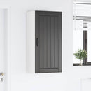 vidaXL Fali Szekrény LUCCA Fekete 50 x 31 x 100 cm Szerelt Fa