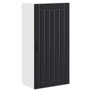 vidaXL Fali Szekrény LUCCA Fekete 50 x 31 x 100 cm Szerelt Fa