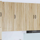 vidaXL Konyhaszekrény polcokkal Sonoma tölgy 50 x 31 x 100 cm Faanyag