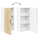 vidaXL Konyhaszekrény polcokkal Sonoma tölgy 50 x 31 x 100 cm Faanyag