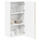 vidaXL Fali Szekrény LUCCA Sonoma Tölgy 50 x 31 x 100 cm Szerelt Fa