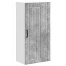 vidaXL Fali Szekrény LUCCA Betonszürke 50 x 31 x 100 cm Szerelt Fa