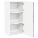 vidaXL Fali Szekrény LUCCA Betonszürke 50 x 31 x 100 cm Szerelt Fa