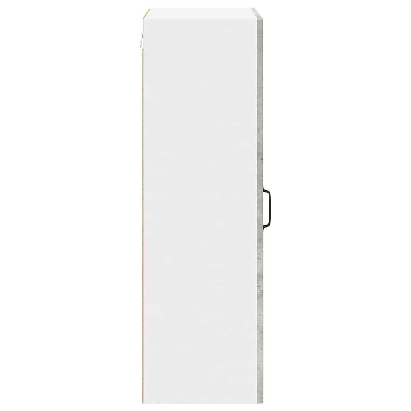 vidaXL Konyhaszekrény polcokkal Beton Szürke 50 x 31 x 100 cm Faanyag