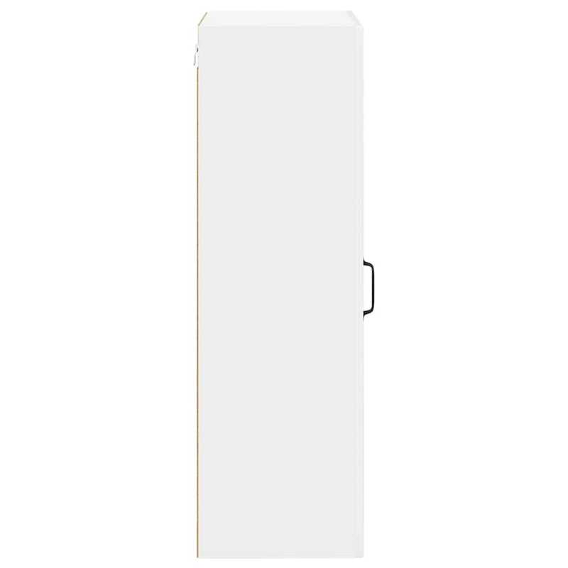 vidaXL Konyhaszekrény Magas Fényű Fehér 50 x 31 x 100 cm Faanyag