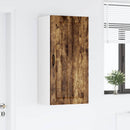 vidaXL Fali Szekrény LUCCA Füstös Tölgy 50 x 31 x 100 cm Szerelt Fa